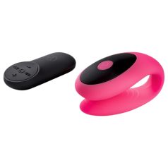   Virgite - vibrador para parejas con control remoto (negro-rosa)
