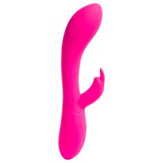   Platanomelón Lucas - Vibrador recargable con brazo clitorial (rosa)