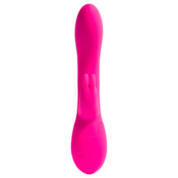 Platanomelón Lucas - vibrador con estimulador de clítoris recargable - rosa
