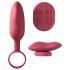 Juego vibrador 2 piezas - rojo