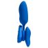 Platanomelón Mobi - set vibrador recargable con radio - 2 piezas (azul)