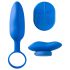 Platanomelón Mobi - set vibrador recargable con radio - 2 piezas (azul)