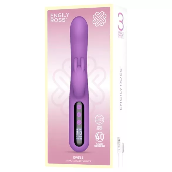 Engily Ross Swell - Vibrador recargable con brazo para clítoris - silicona lila