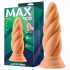 Max & Co Felix - plug anal torsionado - 15cm (natural)