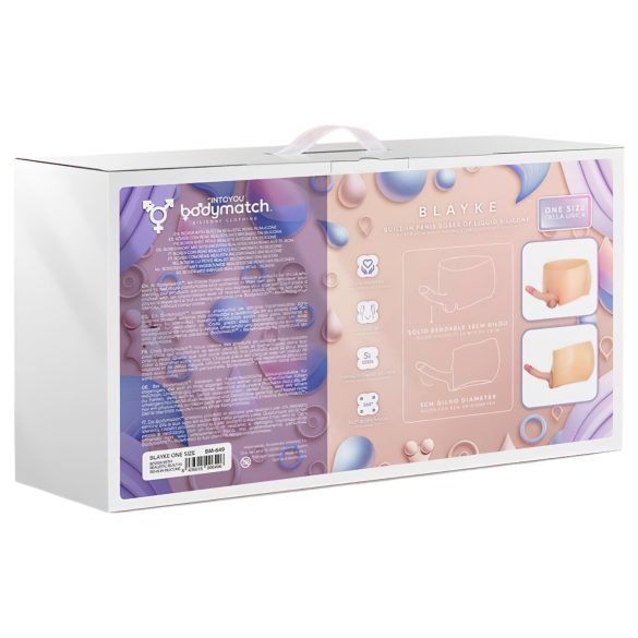 INTOYOU - arnés con consolador realista - silicona color piel