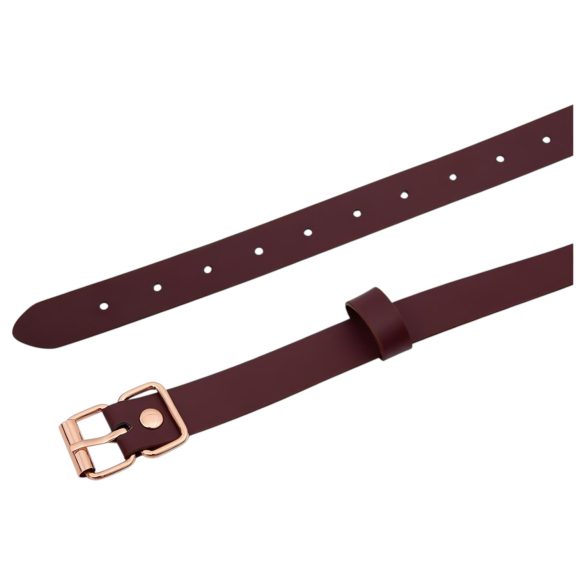 Latetobed - mordaza con anillo - cuero marrón