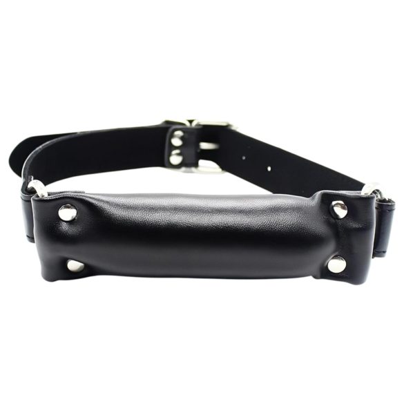 Latetobed - mordaza acolchada - cuero sintético negro