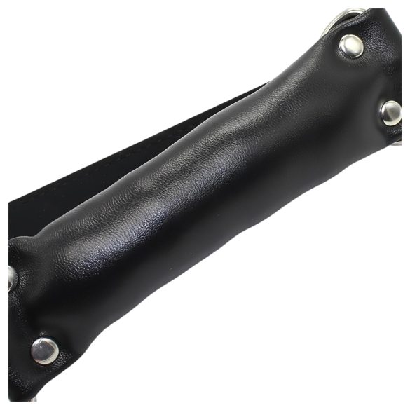 Latetobed - mordaza acolchada - cuero sintético negro