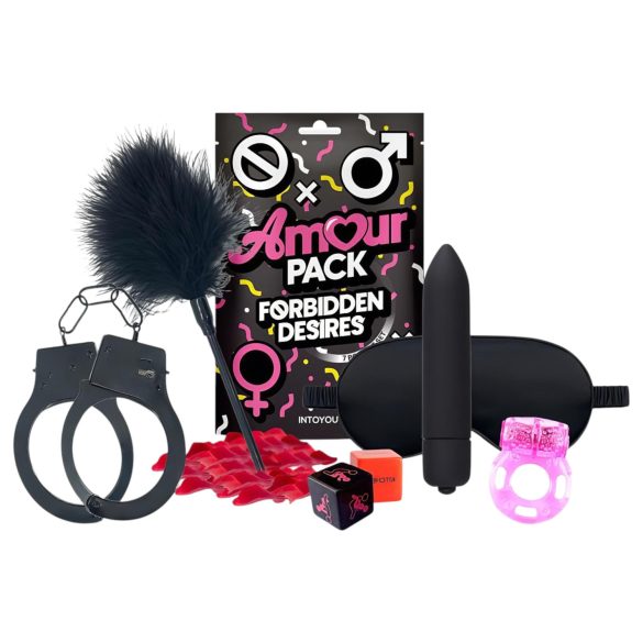 Pack Amour Deseos Prohibidos - kit inicial con vibrador - 7 piezas