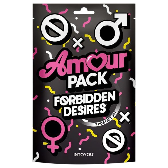 Amour Pack Forbidden Desires - kit de iniciación con vibrador - 7 piezas