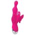 Evolved - vibrador rosa con perlas y brazo estimulante