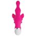 Evolved - vibrador rosa con perlas y brazo estimulante
