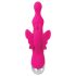 Evolved - vibrador rosa con perlas y brazo estimulante