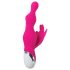 Evolved - vibrador rosa con perlas y brazo estimulante
