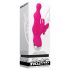 Evolved - vibrador rosa con perlas y brazo estimulante