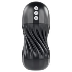   Playboy Solo Stroker - masturbador succionador recargable (negro)