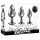 Conjunto de Plugs Anales Evolved - Gema Negra, Metal Plateado