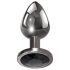 Conjunto de Plugs Anales Evolved - Gema Negra, Metal Plateado