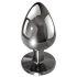 Conjunto de Plugs Anales Evolved - Gema Negra, Metal Plateado