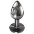 Conjunto de Plugs Anales Evolved - Gema Negra, Metal Plateado