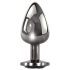 Conjunto de Plugs Anales Evolved - Gema Negra, Metal Plateado