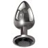 Conjunto de Plugs Anales Evolved - Gema Negra, Metal Plateado