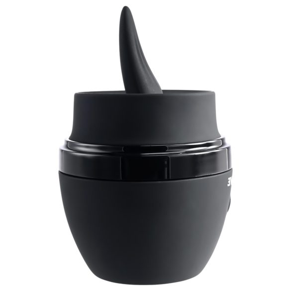 Evolved - Vibrador tipo lengua recargable - silicona negra