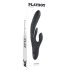 Playboy Rapid Rabbit - vibrador recargable con brazo de clítoris (negro)