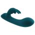 Playboy Rabbit - vibrador acuático con estimulador de clítoris (turquesa)