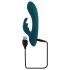Playboy Rabbit - vibrador acuático con estimulador de clítoris (turquesa)