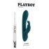 Playboy Rabbit - vibrador acuático con estimulador de clítoris (turquesa)
