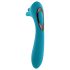 Evolved Cara o Cruz - vibrador recargable de doble punta (azul)