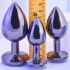 Playboy - Set de plugs anales 3 piezas (plateado)