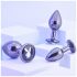 Playboy - Set de plugs anales 3 piezas (plateado)