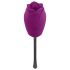 Playboy - vibrador rosa con lengua, recargable e impermeable (lila)