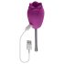 Playboy - vibrador rosa con lengua, recargable e impermeable (lila)