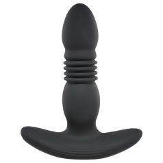 Playboy - vibrador anal recargable empuje (negro)