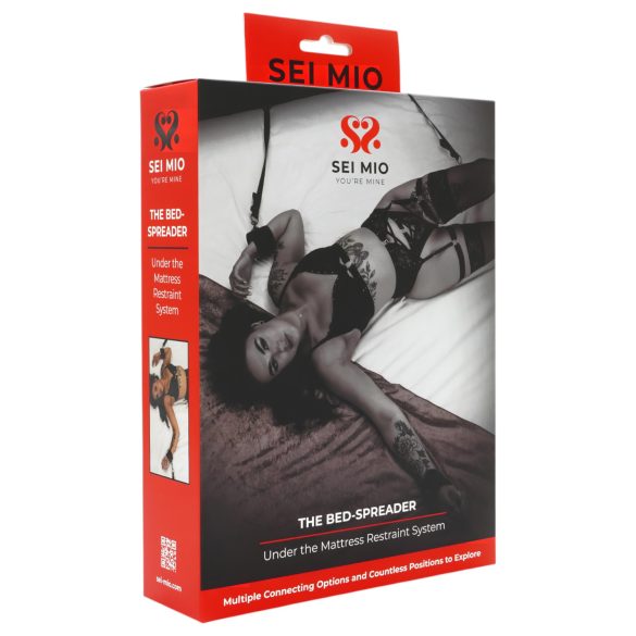 Sei Mio - Kit de sujección a la cama (negro)