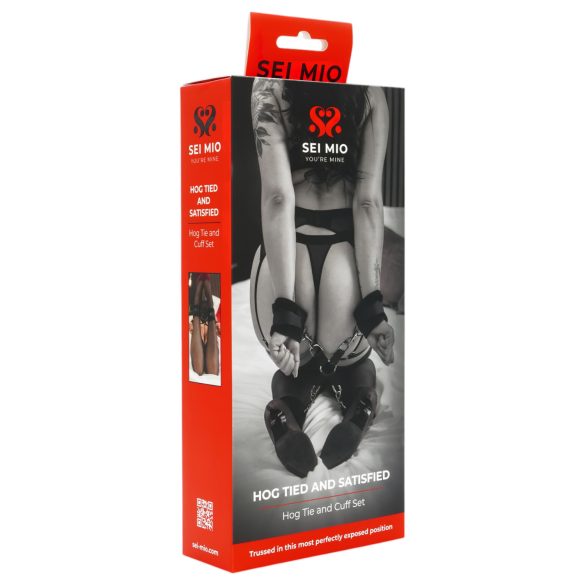 Sei Mio - esposas para tobillo y muñeca (negras)
