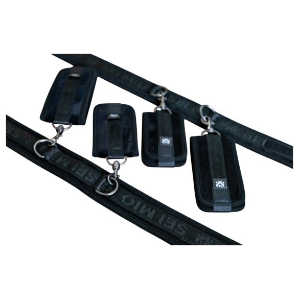 Sei Mio - esposas para codos, muñecas y tobillos (negras)