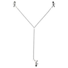 Sei Mio - pinzas para pezones y labios (negro)