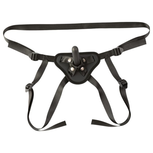 Sei Mio - Arnés con consolador de 12,5 cm (negro)
