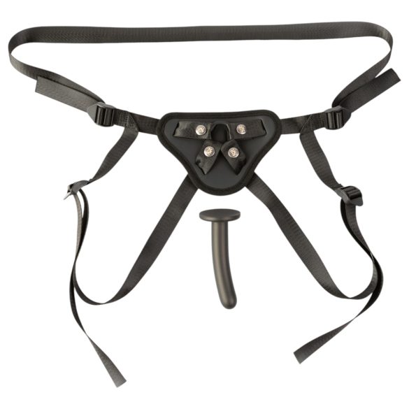 Sei Mio - arnés con consolador - 12,5 cm - negro