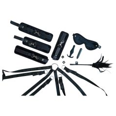 Sei Mio - set de bondage para cama - ajustable - negro