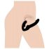 Strap U Revolver - consolador ajustable sin arnés (negro)