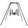 XR Brands - Columpio sexual con soporte (negro)