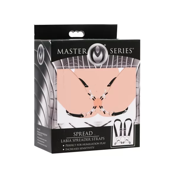 XR Brands - pinza separadora de labios vaginales - negra