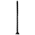 Serpiente Delgada en Espiral 18 - Dildo Anal (negro)