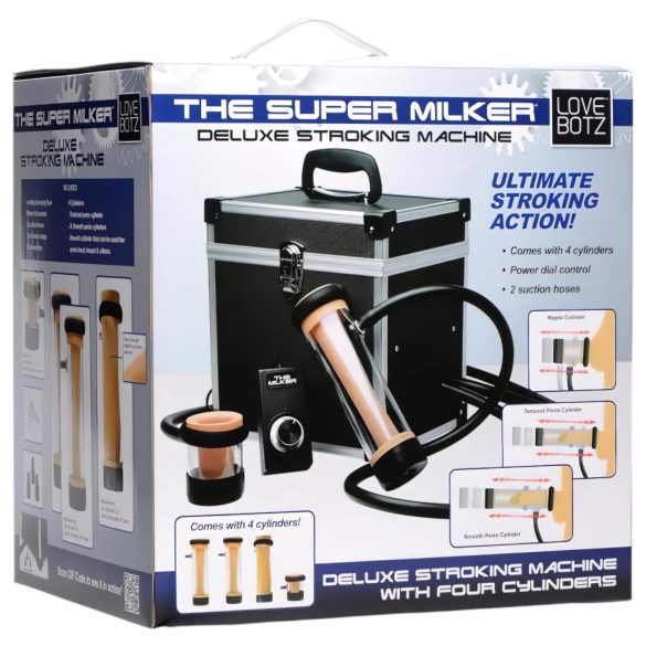 The Super Milker - masturbador automático deluxe (negro)