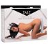 TAILZ - plug anal zorro y cinta (blanco-negro)
